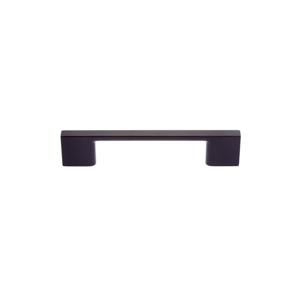 JVJ Hardware - Santorini Collection Matte Black Finish 96 mm c/c (136 mm OA) Thin Profile Contemporary Pull, Composition Zamac
