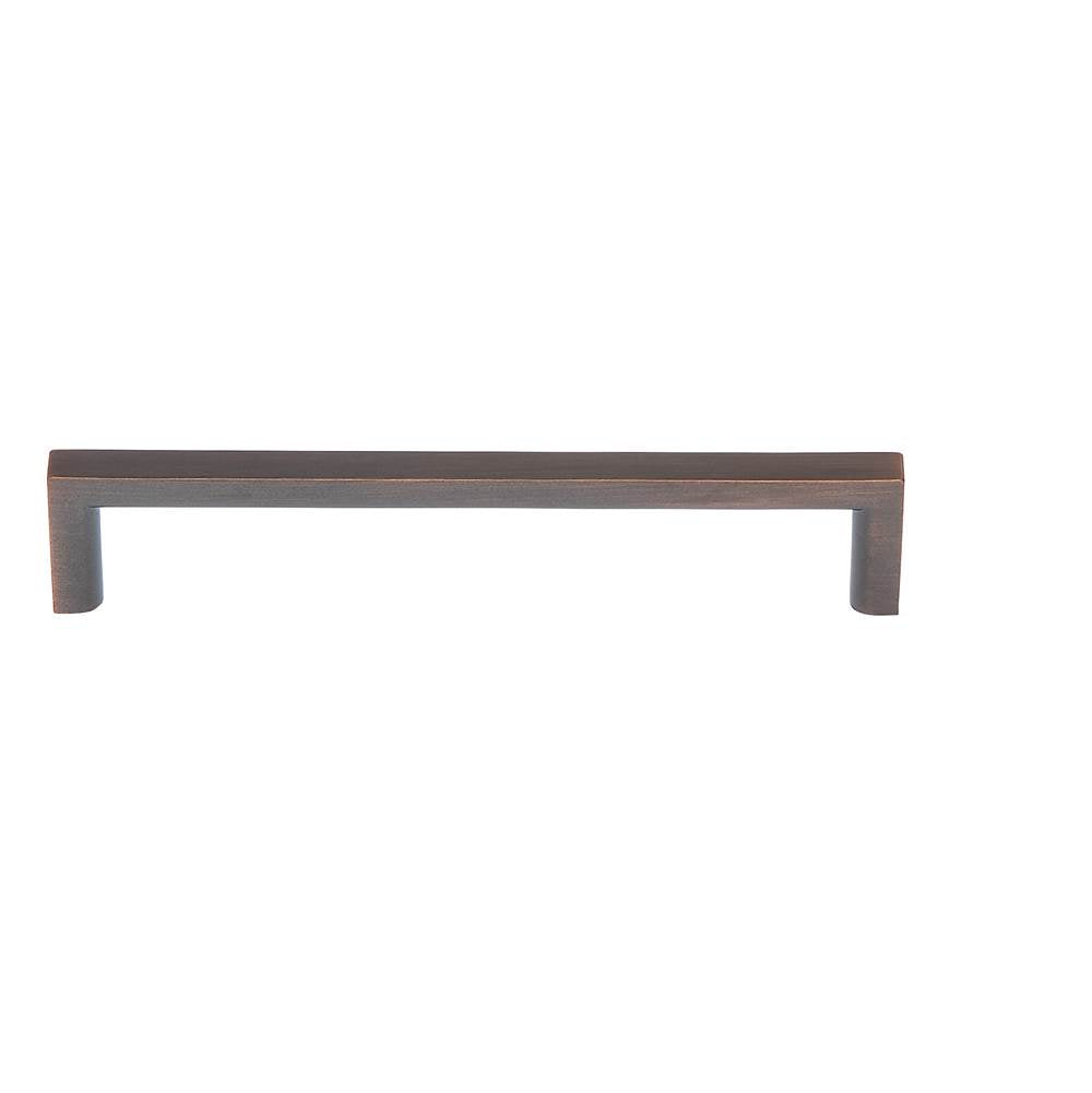 JVJ Hardware - Minimalista Collection Old World Bronze Finish 128 mm c/c Squared Ultra Thin Pull, Composition Zamac - Old World Bronze