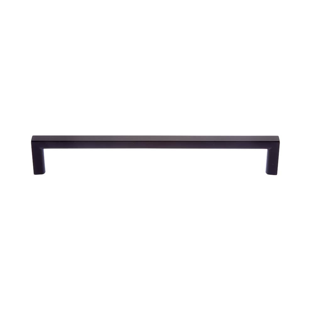 JVJ Hardware - Minimalista Collection Matte Black Finish 160 mm c/c Squared Ultra Thin Pull, Composition Zamac - Matte Black