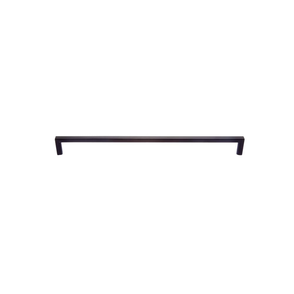 JVJ Hardware - Minimalista Collection Matte Black Finish 256 mm c/c Squared Ultra Thin Pull, Composition Zamac - Matte Black