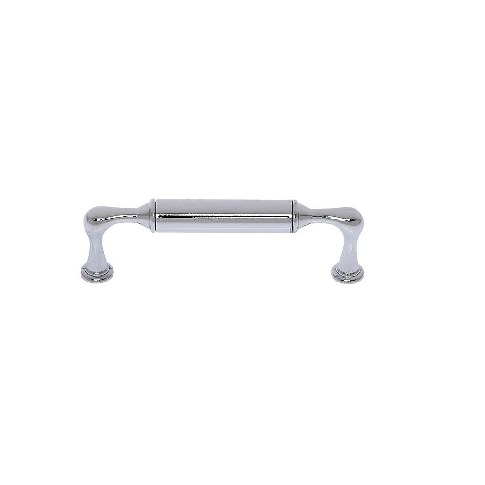 JVJ Hardware - Kingston Collection Polished Chrome Finish 96 mm c/c Pull, Composition Zamac/Steel - Polished Chrome