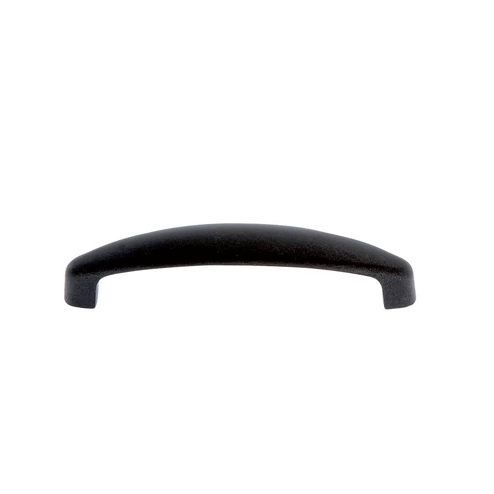 JVJ Hardware - Teres Collection Oil Rubbed Bronze Finish 96 mm c/c Slim Bowed Pull, Composition Zamac - Oil Rubbed Bronze