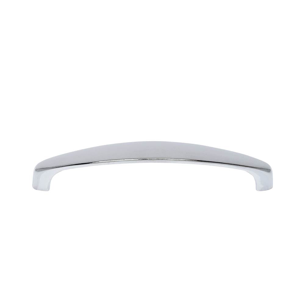 JVJ Hardware - Teres Collection Polished Chrome Finish 128 mm c/c Slim Bowed Pull, Composition Zamac - Polished Chrome