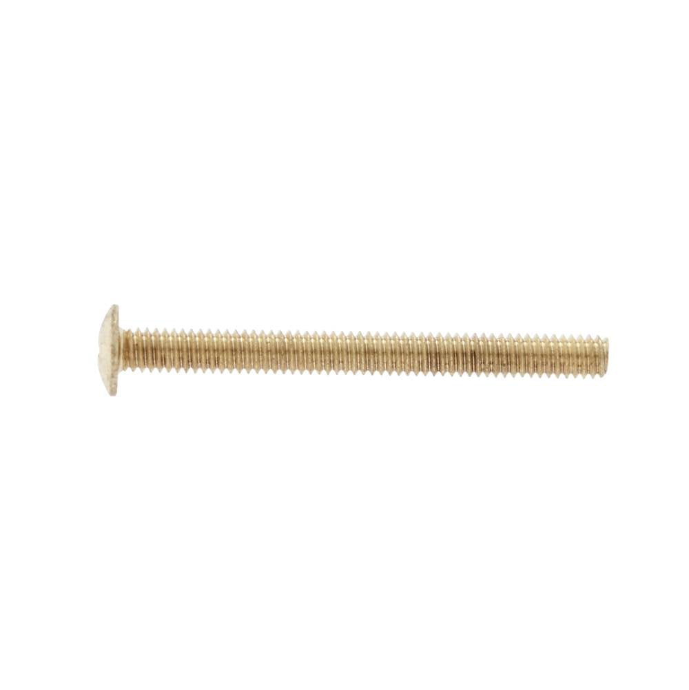 JVJ Hardware - Polished Brass Finish 8/32 X 1-3/4'' Machine Screw (500 Count), Composition Zamac - Polished Brass