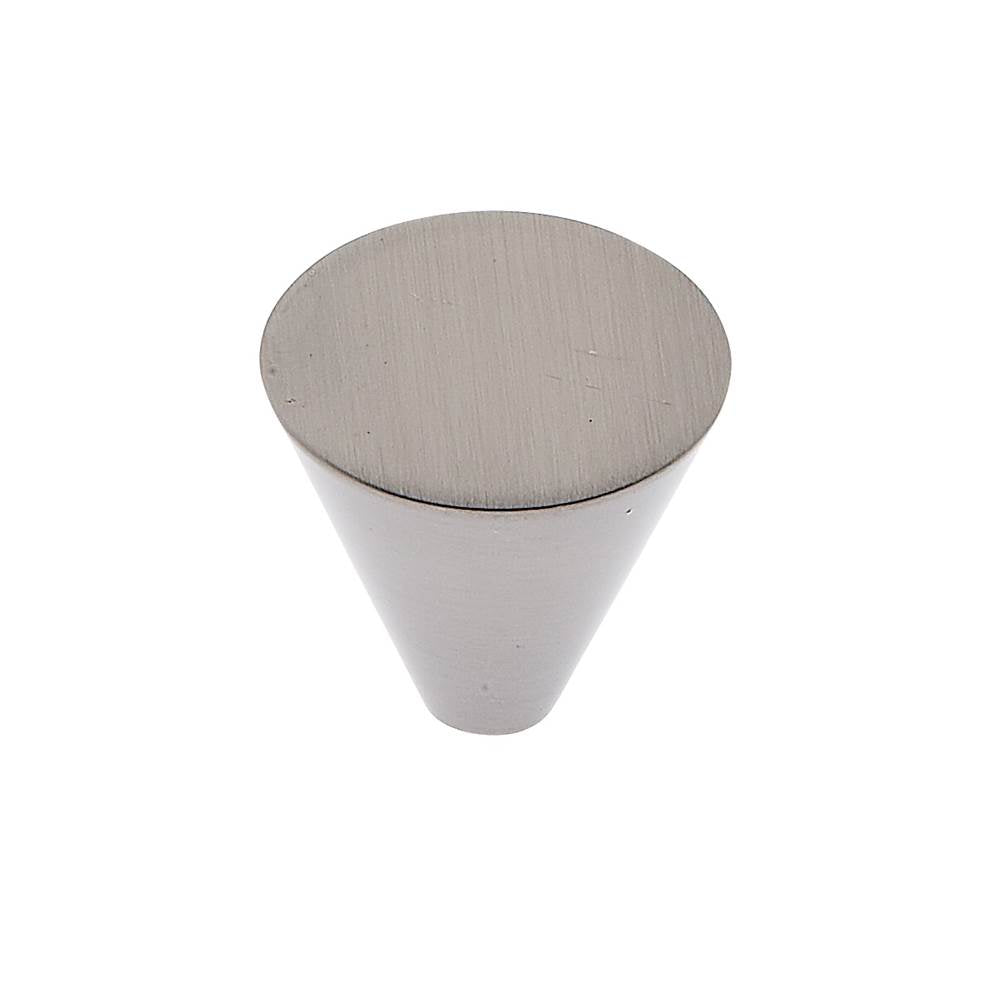 JVJ Hardware - Aster Collection Satin Nickel Finish 32 mm Conical Knob, Composition Zamac - Satin Nickel