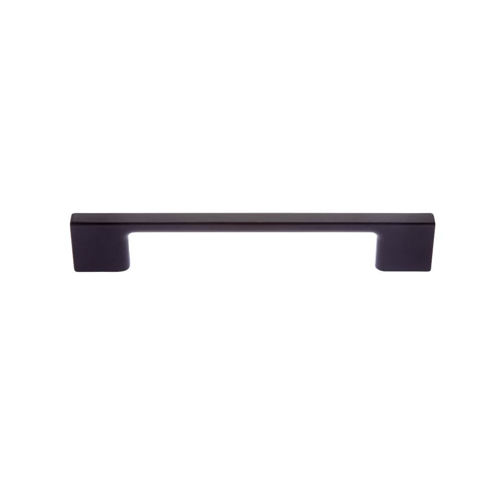 JVJ Hardware - Santorini Collection Matte Black Finish 128 mm c/c ( mm OA) Thin Profile Contemporary Pull, Composition Zamac