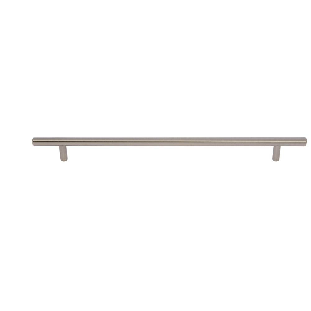 JVJ Hardware - Palermo Collection Satin Nickel Finish 11'' c/c (14'' OA) Bar Pull, Composition Steel (12 mm Diameter) - Satin Nickel