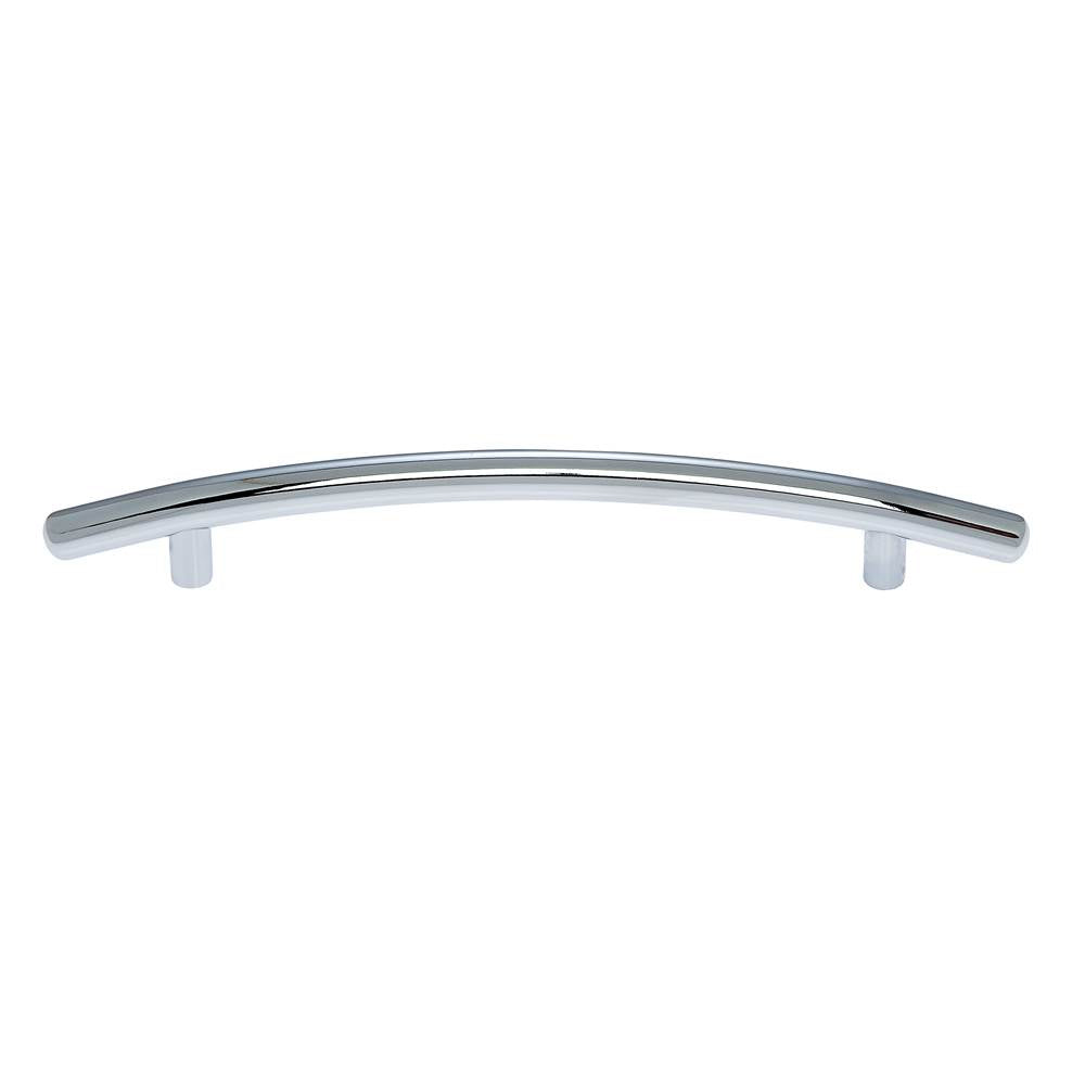 JVJ Hardware - Aster Collection Polished Chrome Finish 160 mm c/c Round Bowed Contemporary Pull, Composition Steel - Polished Chrome