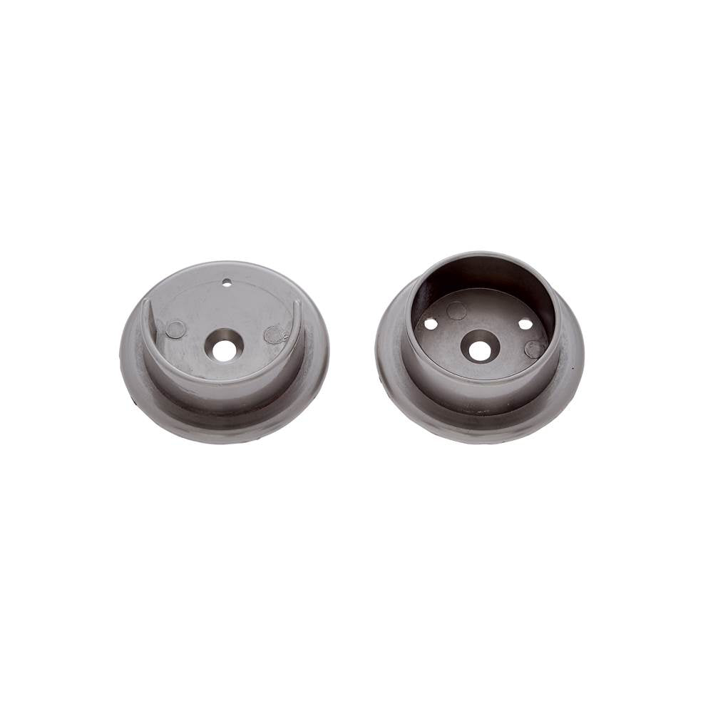 JVJ Hardware - Satin Nickel Finish 1-3/8'' Diameter Pole Socket, Composition Steel - Satin Nickel