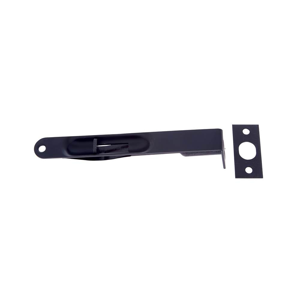 JVJ Hardware - Oil Rubbed Bronze Finish Radius Corner 6'' Flush Bolt, Composition SB/Steel - Oil Rubbed Bronze