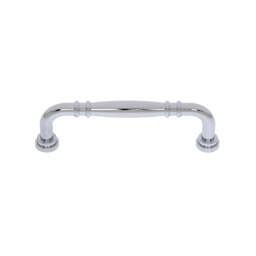 JVJ Hardware - Imperial Collection Polished Chrome Finish 6'' c/c Refrigerator Knuckle Pull, Composition Zamac - Polished Chrome