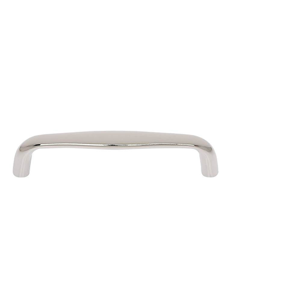 JVJ Hardware - Princeton Collection Polished Nickel Finish 96 mm c/c Smooth Pull, Composition Zamac - Polished Nickel