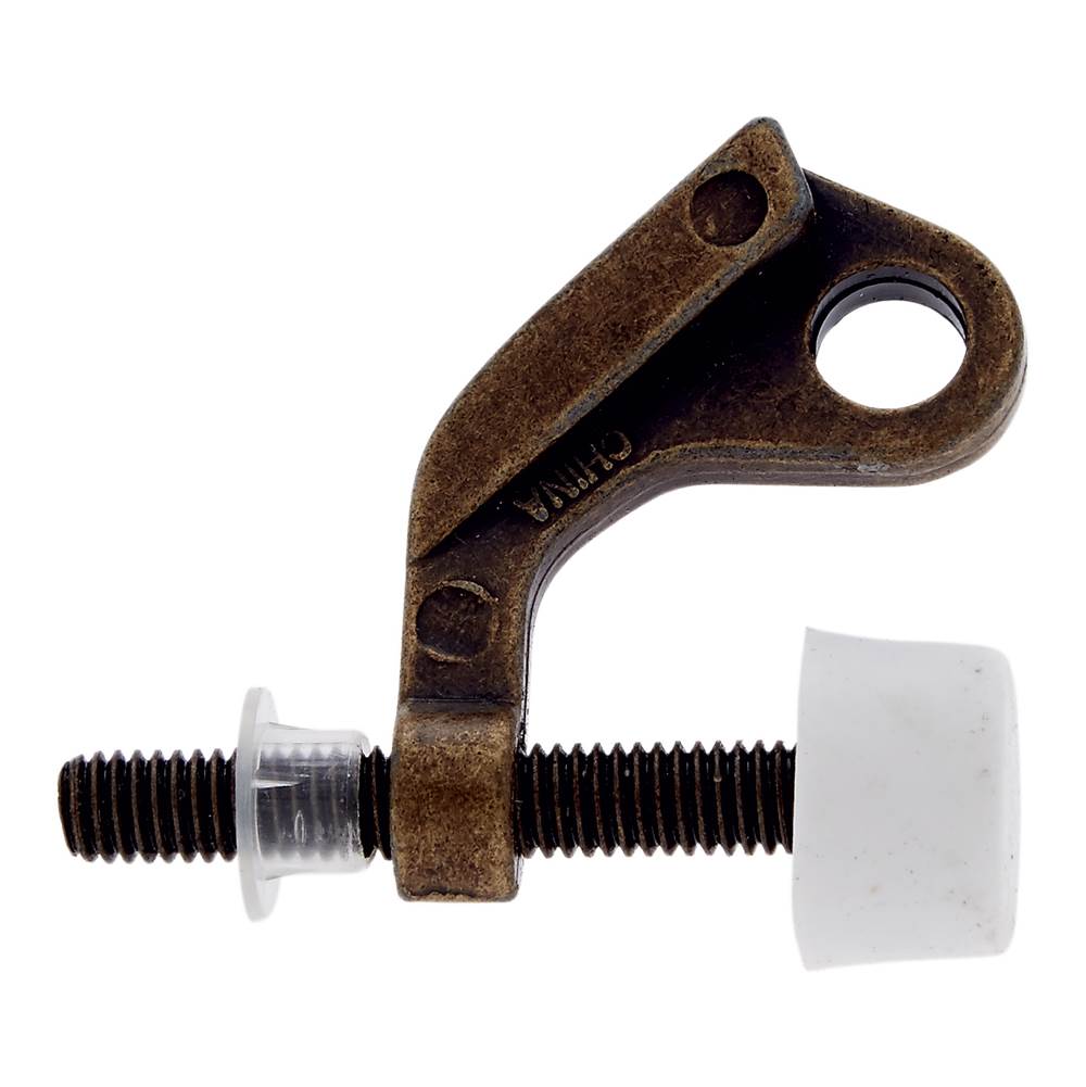 JVJ Hardware - Polished Brass Finish DoorSaver (Poly-Bagged), Composition Zamac - Polished Brass