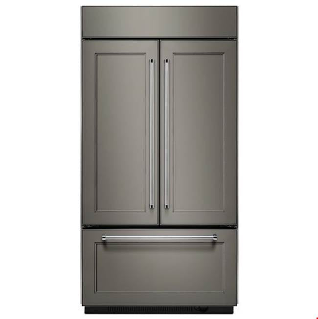 Kitchen Aid - 42 in. No Frost French Door Built-In Bottom-Freezer Refrigerator - Panel Ready
