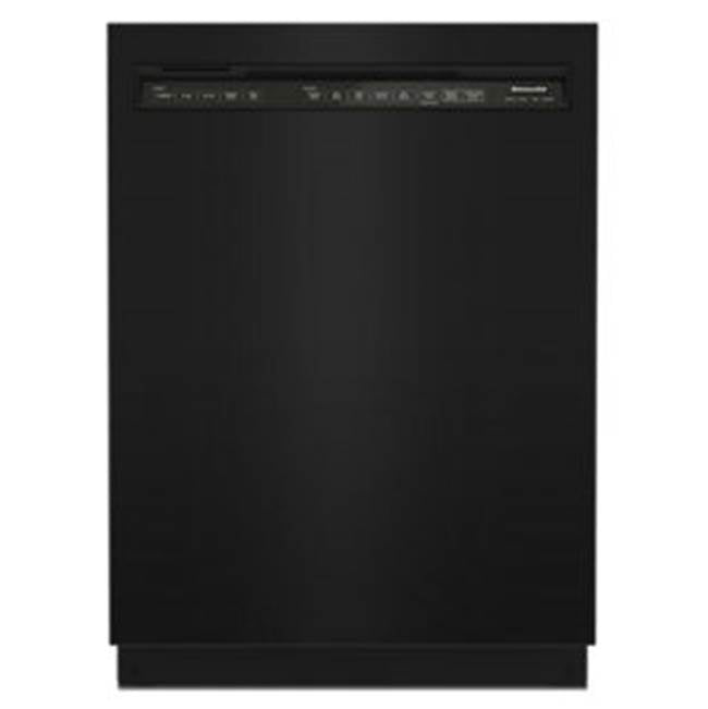 Kitchen Aid - 3 Rack Utensil, Satin-Glide, Front Control - Black