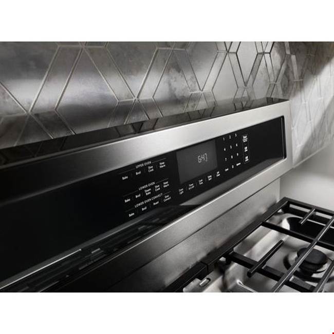 30 in. Self-Cleaning Convection Freestanding Dual Fuel Double Oven Range
