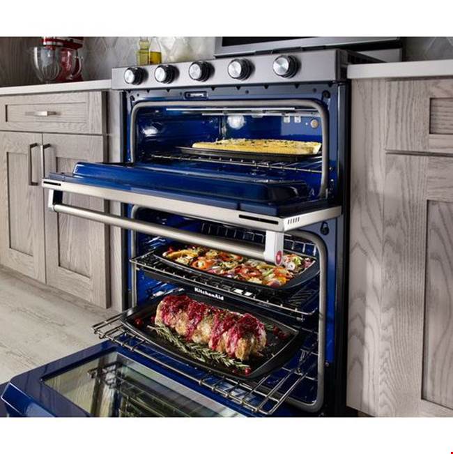 30 in. Self-Cleaning Convection Freestanding Gas Double Oven Range