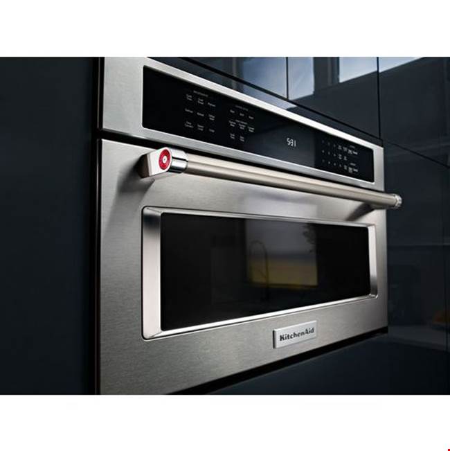 27'' Built-In Microwave, 1.4 Cu Ft, 900 W, Convection Cooking, 240 V Hookup