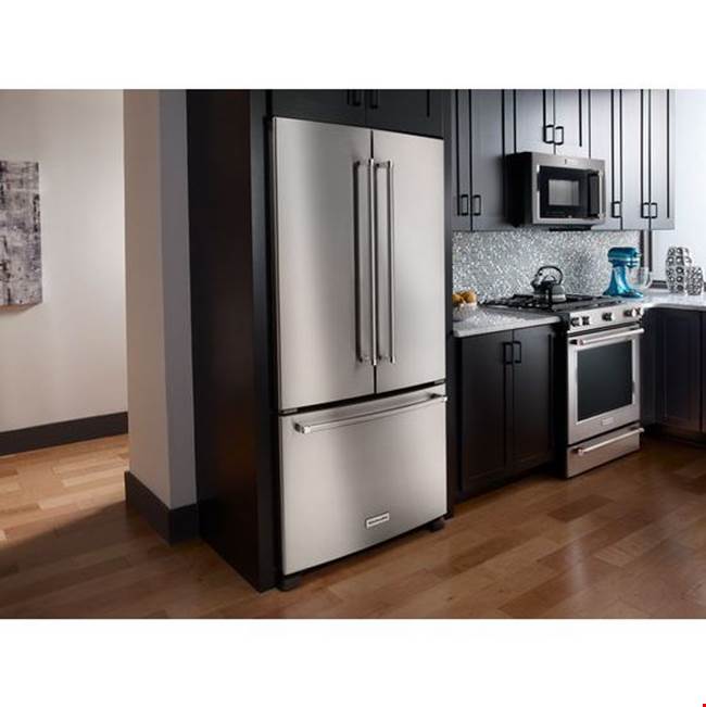 22 cu.ft. Counter-Depth French Door Bottom-Freezer Refrigerator