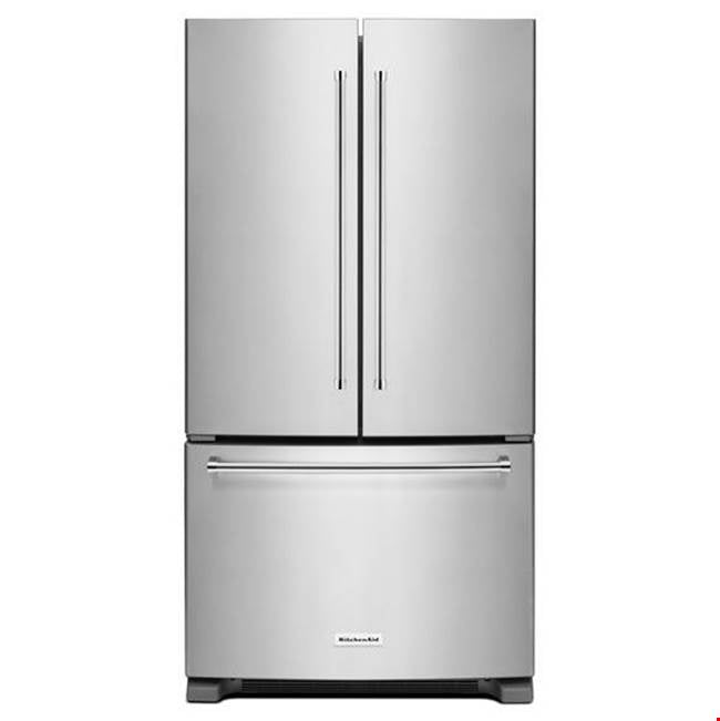 Kitchen Aid - 25 cu.ft. French Door Bottom-Freezer Refrigerator - Stainless Steel