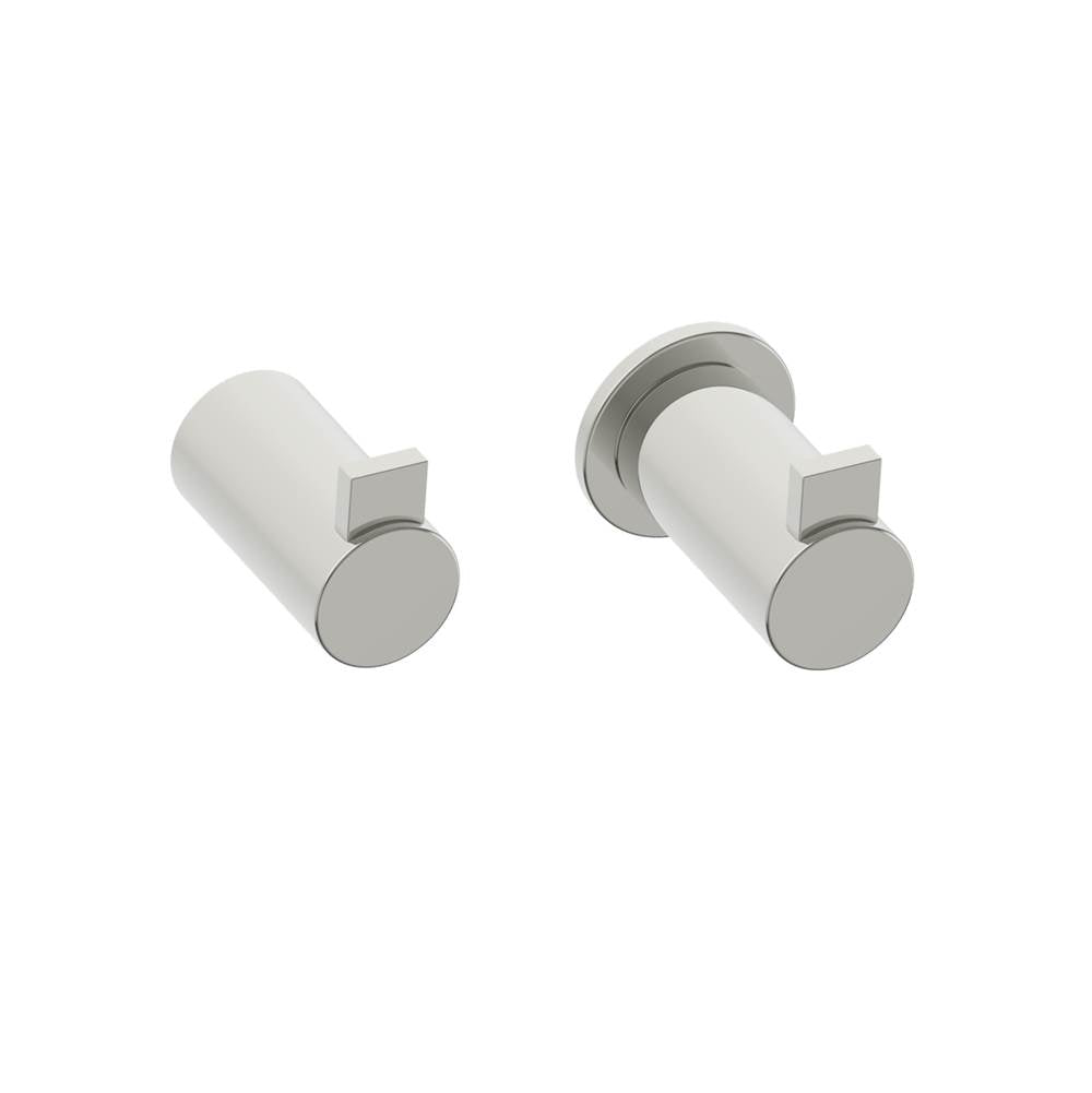 Kartners - PORTO - Single Prong Robe Hook-Polished Nickel - Polished Nickel