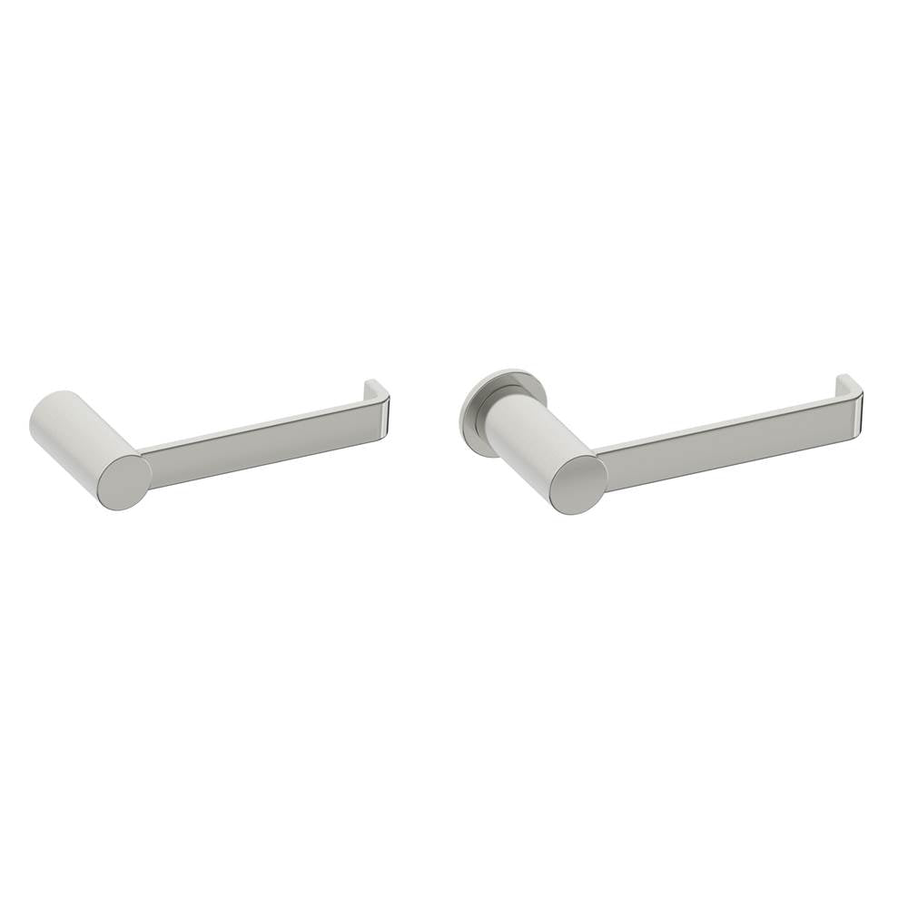 Kartners - PORTO - Classic Toilet Paper Holder-Brushed Nickel - Brushed Nickel