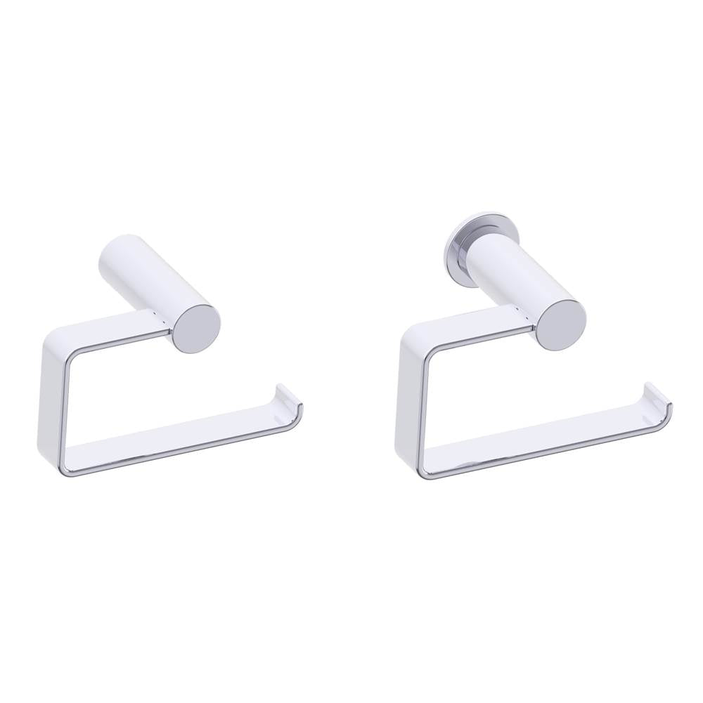 Kartners - PORTO - Drop Toilet Paper Holder-Polished Chrome - Polished Chrome