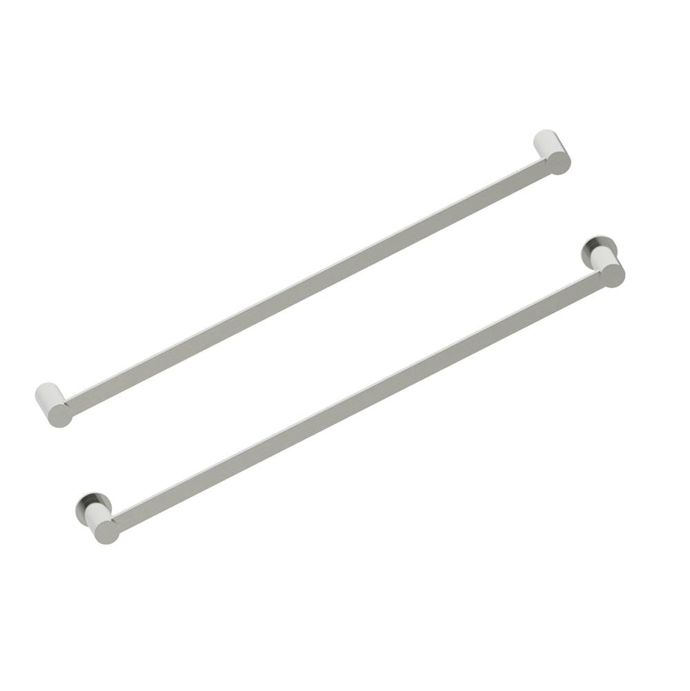 Kartners - PORTO - 24-inch Bathroom Towel Bar-Brushed Nickel - Brushed Nickel