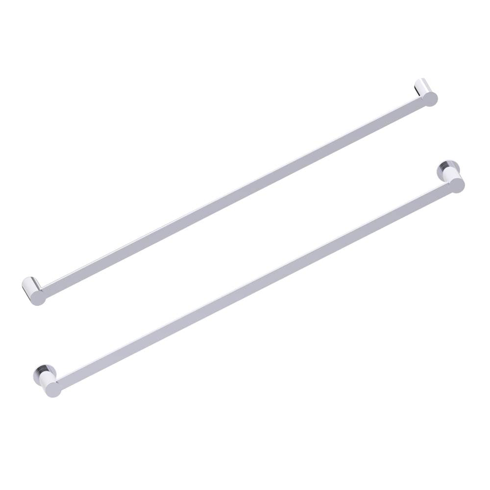 Kartners - PORTO - 30-inch Bathroom Towel Bar-Polished Chrome - Polished Chrome