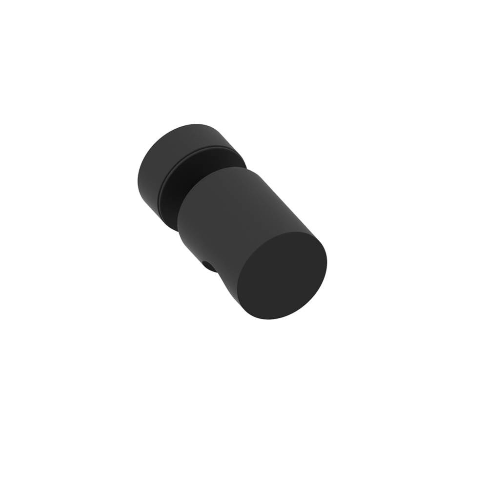 Kartners - PORTO - Single Shower Door Handle-Matte Black - Matte Black