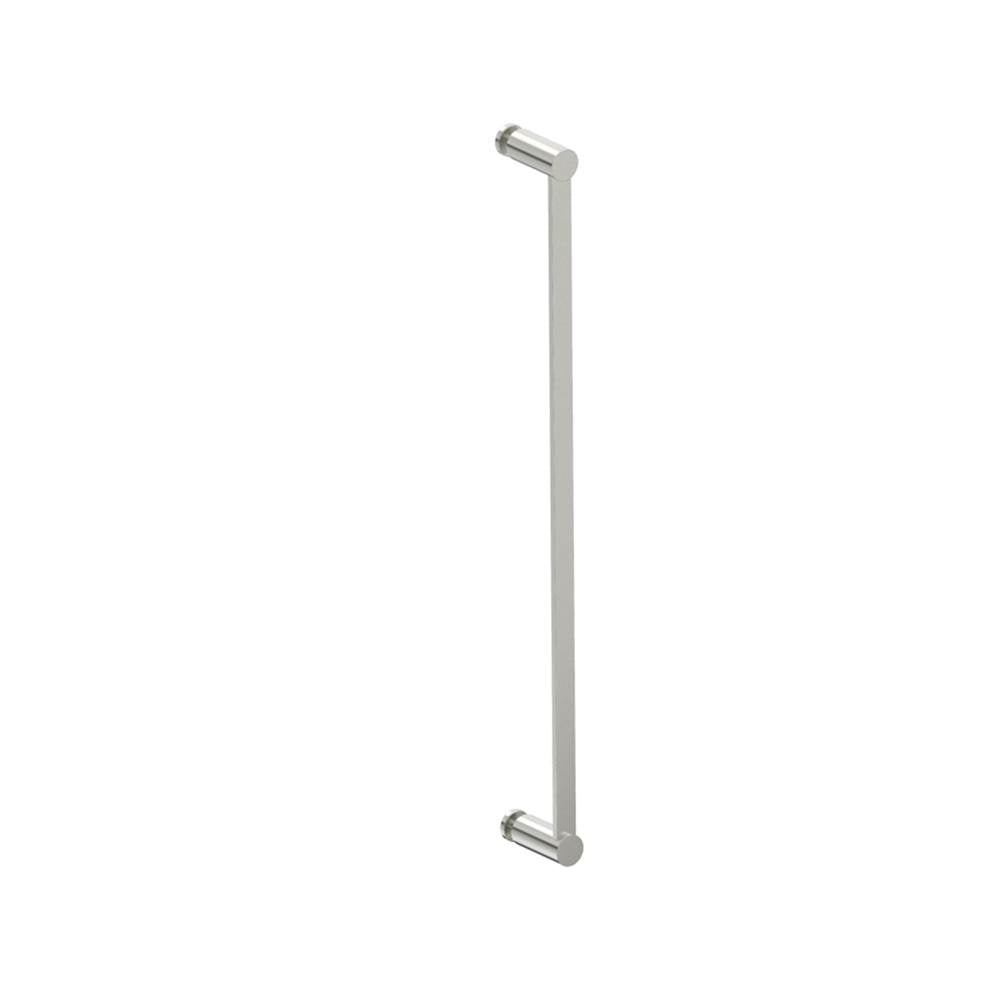 Kartners - PORTO - 24-inch Single Glass Door Handle-Brushed Nickel - Brushed Nickel