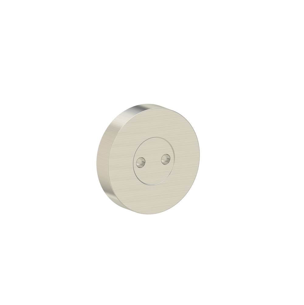Kartners - PORTO - 40mm Round Small Rosette-Brushed Nickel - Brushed Nickel