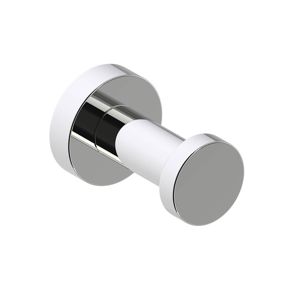 Kartners - OSLO - Single Prong Robe Hook-Polished Nickel - Polished Nickel