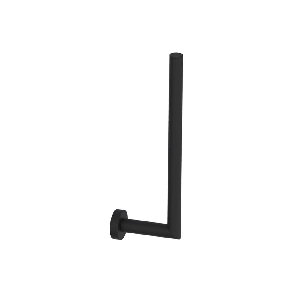 Kartners - OSLO - Spare Bathroom Toilet Paper Holder-Matte Black - Matte Black