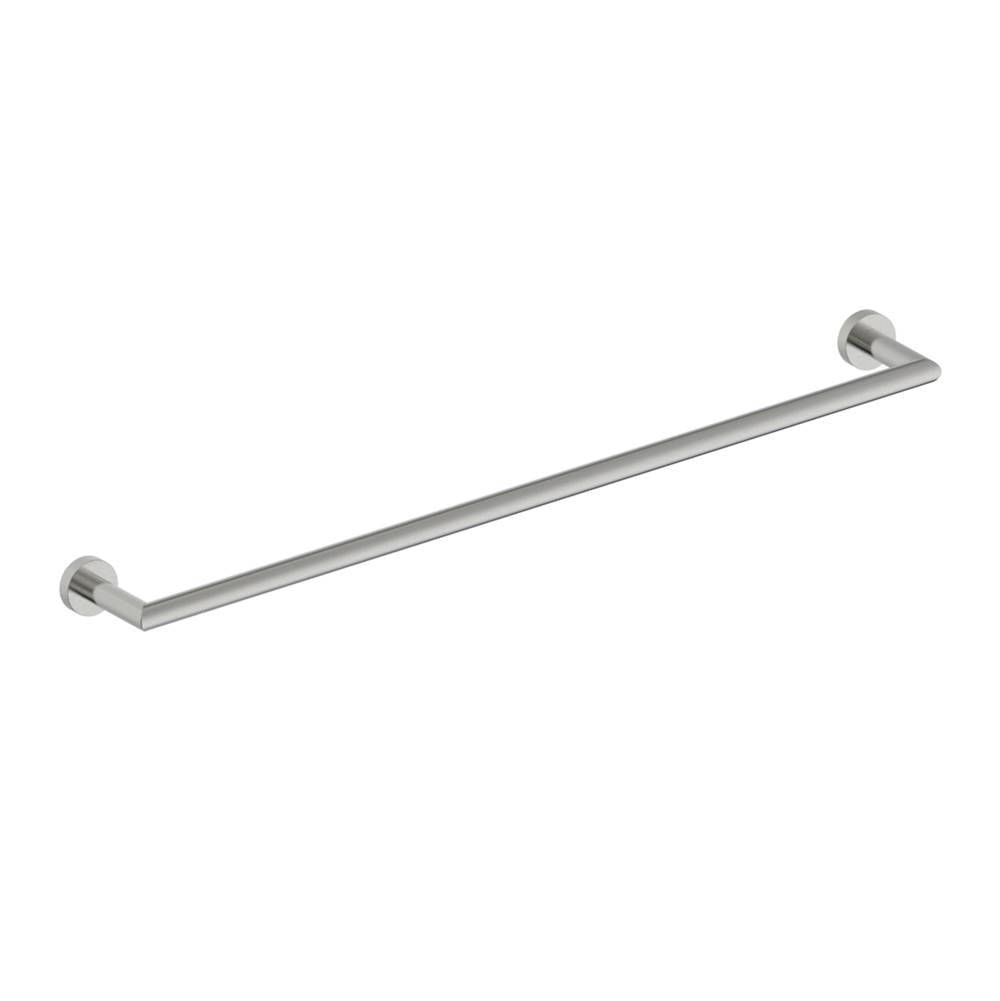 Kartners - OSLO - 24-inch Bathroom Towel Bar Solid Back-Brushed Nickel - Brushed Nickel