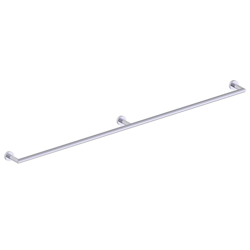 Kartners - OSLO - 42-inch Bathroom Towel Bar-Polished Chrome - Polished Chrome