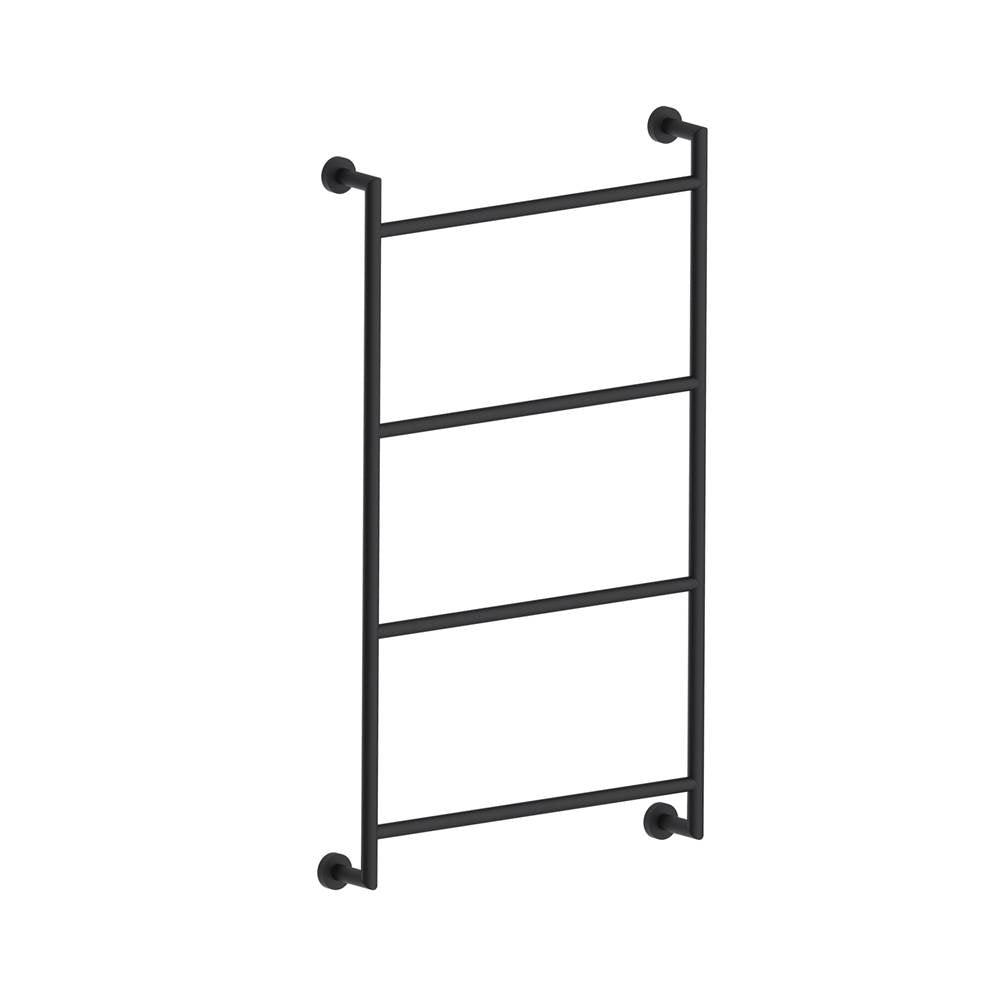 Kartners - OSLO - 18-inch Towel Ladder-Matte Black - Matte Black