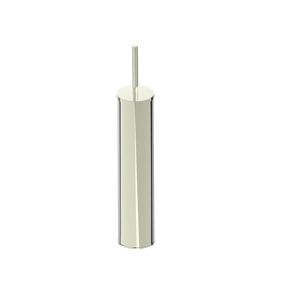 Kartners - OSLO - Extended Toilet Brush Set-Polished Nickel - Polished Nickel