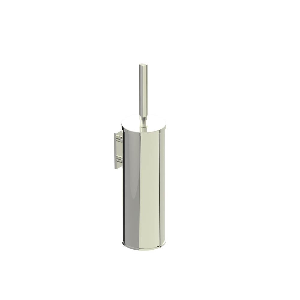 Kartners - OSLO - Wall Mounted Toilet Brush Set-Polished Nickel - Polished Nickel