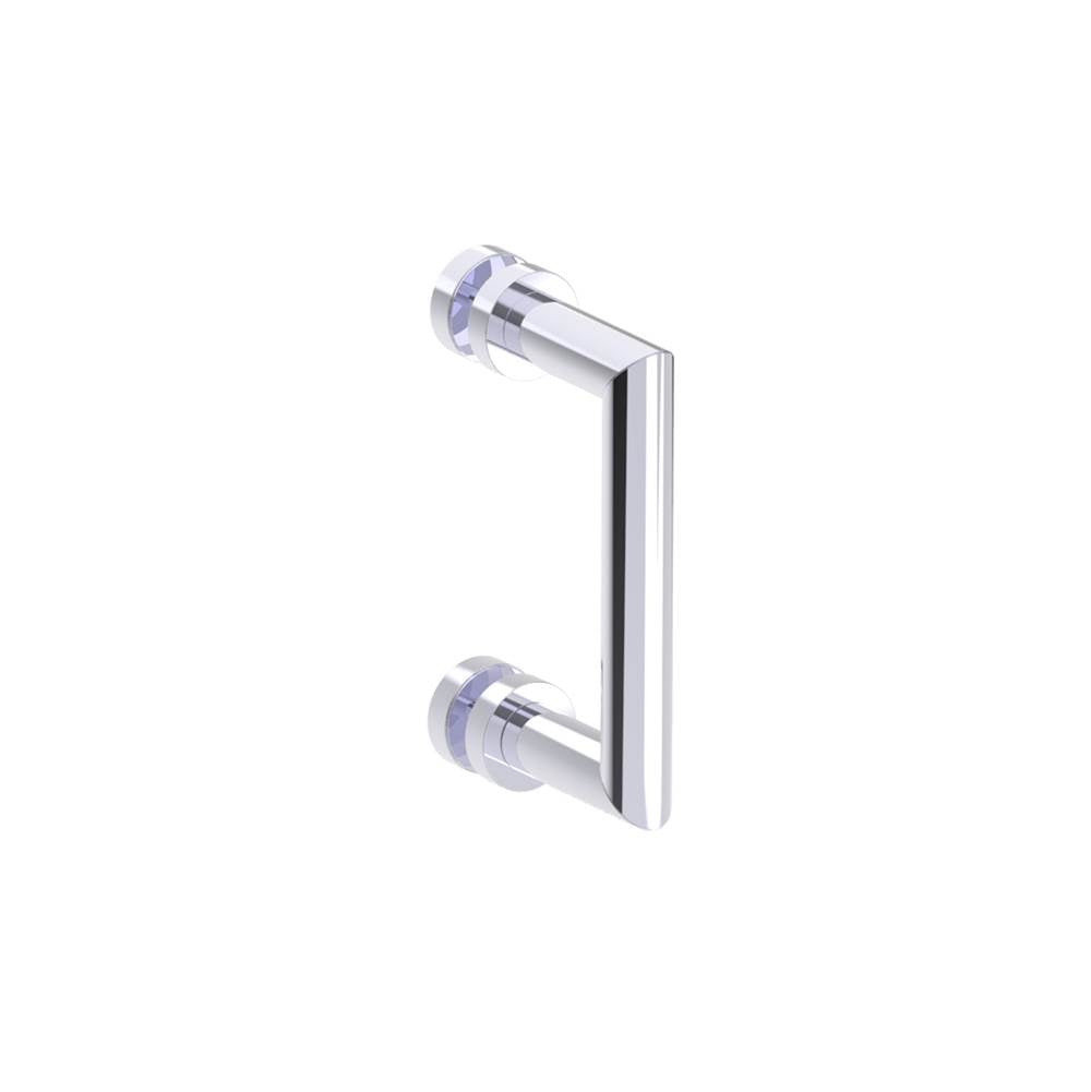 Kartners - OSLO - 6-inch Shower Door Handle-Polished Chrome - Polished Chrome
