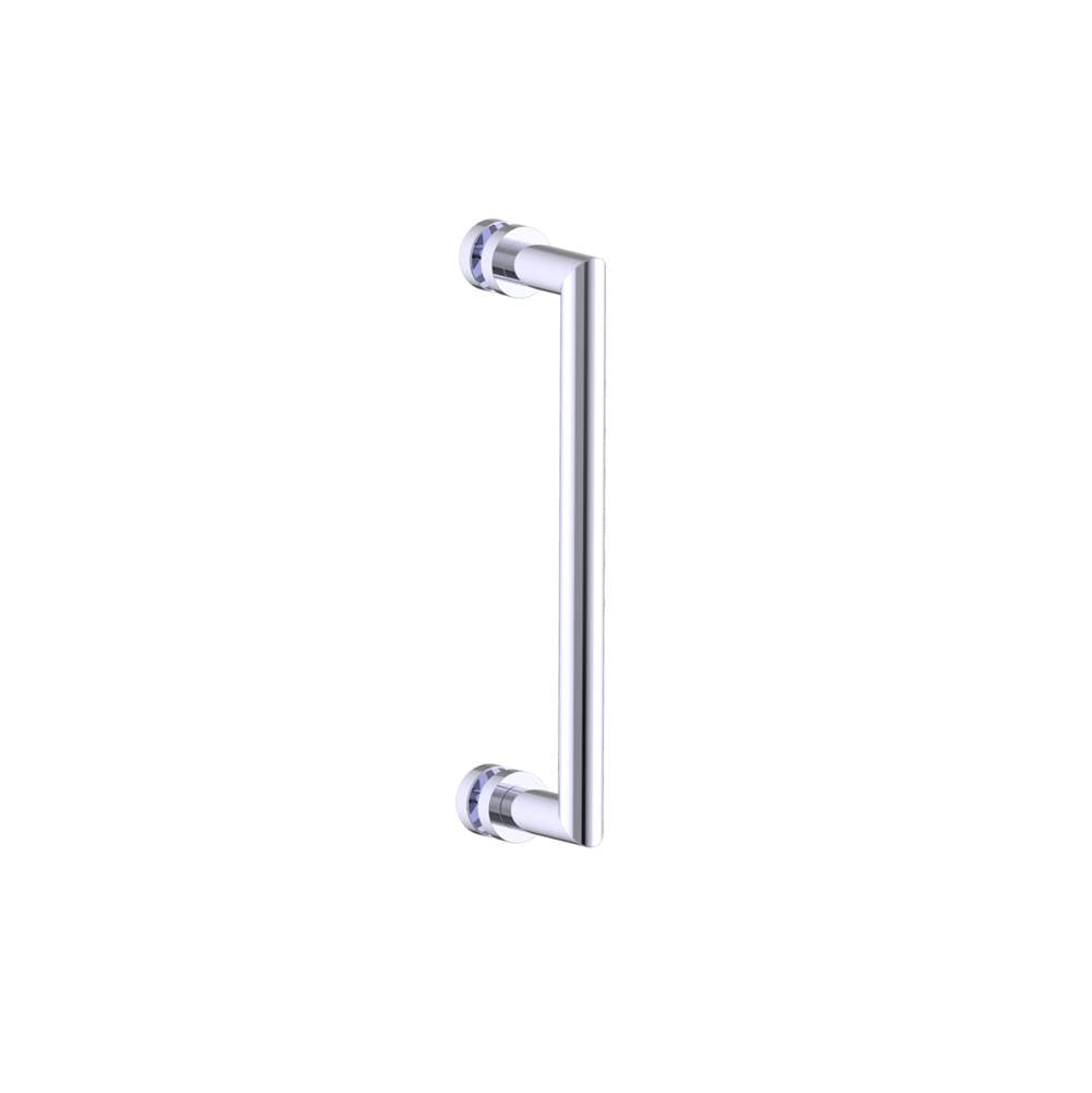 Kartners - OSLO -12-inch Shower Door Handle-Polished Chrome - Polished Chrome