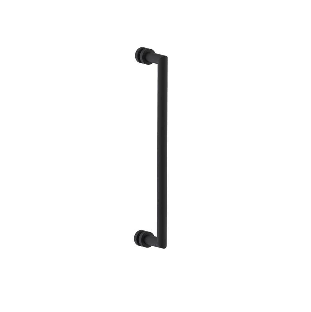 Kartners - OSLO - 18-inch Shower Door Handle-Matte Black - Matte Black