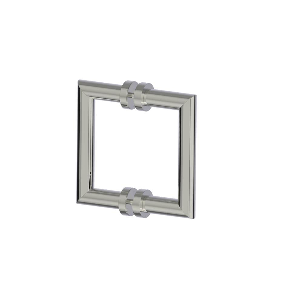 Kartners - OSLO - 6-inch Double Shower Door Handle-Polished Nickel - Polished Nickel