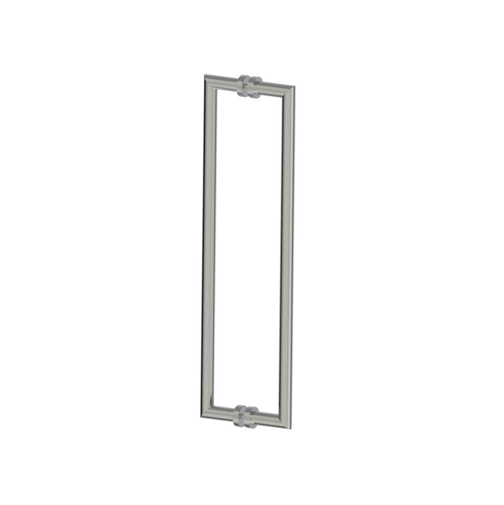 Kartners - OSLO - 24-inch Double Shower Door Handle-Brushed Nickel - Brushed Nickel