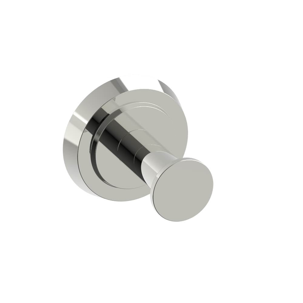 Kartners - SOFIA - Single Prong Robe Hook-Polished Nickel - Polished Nickel