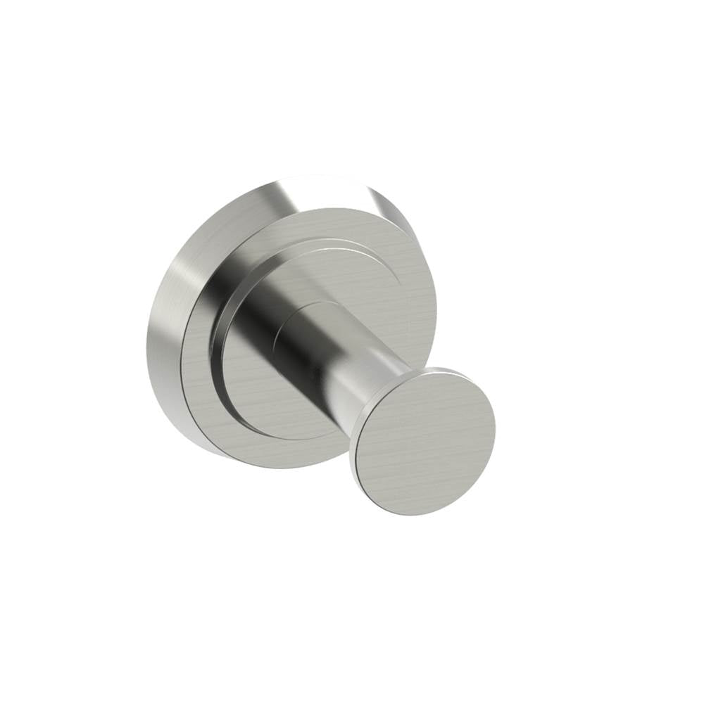 Kartners - SOFIA - Single Prong Robe Hook-Brushed Nickel - Brushed Nickel