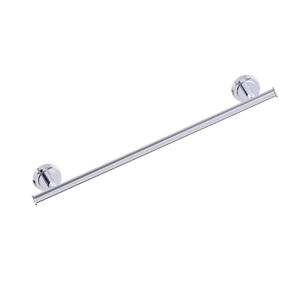 Kartners - SOFIA - 18-inch Bathroom Towel Bar-Polished Chrome - Polished Chrome