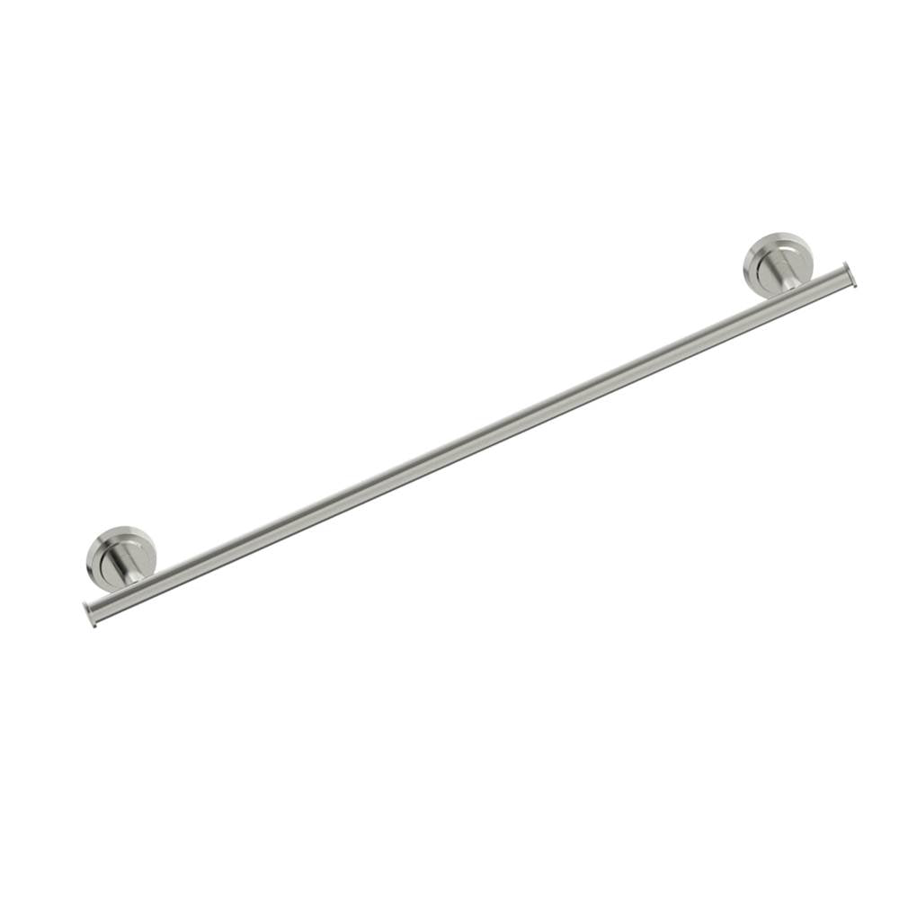 Kartners - SOFIA - 24-inch Bathroom Towel Bar-Brushed Nickel - Brushed Nickel