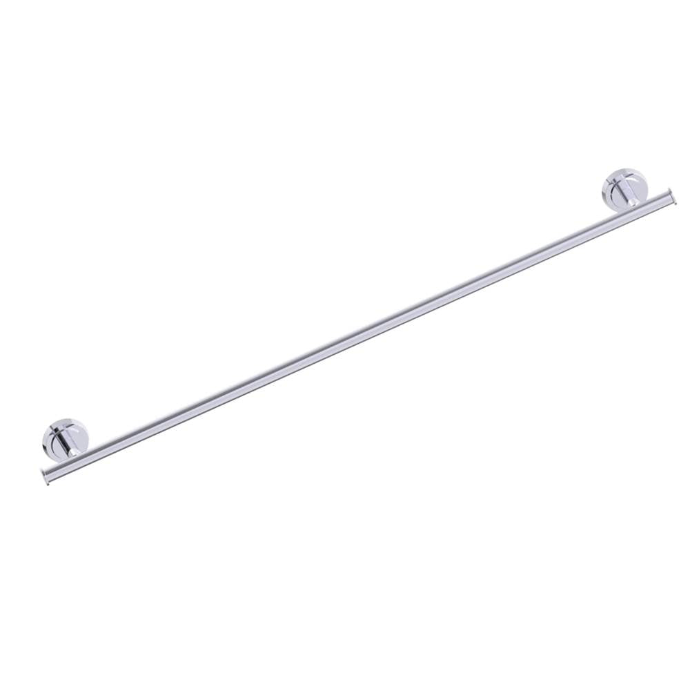 Kartners - SOFIA - 30-inch Bathroom Towel Bar-Polished Chrome - Polished Chrome
