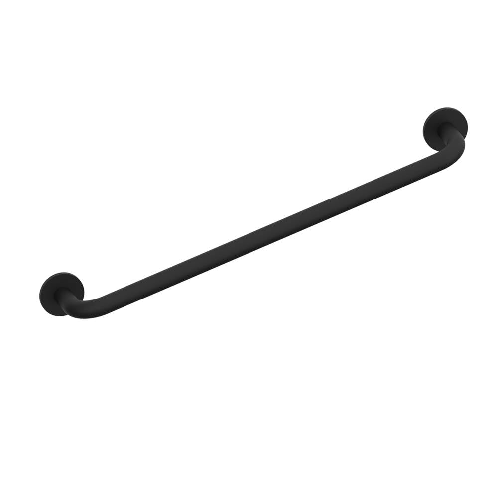 Kartners - NICE - 18-inch Bathroom Towel Bar-Matte Black - Matte Black